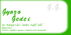 gyozo gedei business card